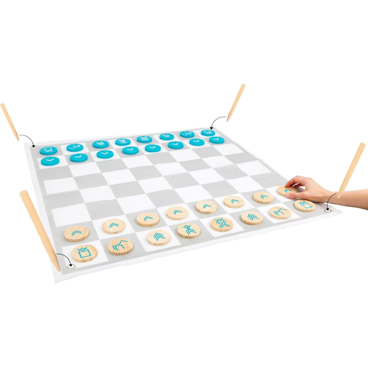Dame und Schach XXL „Active“