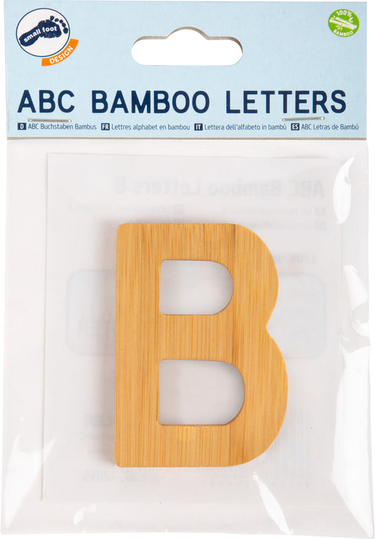 ABC Buchstaben Bambus B