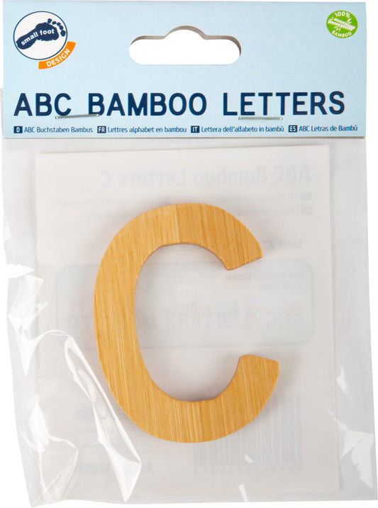 ABC Buchstaben Bambus C