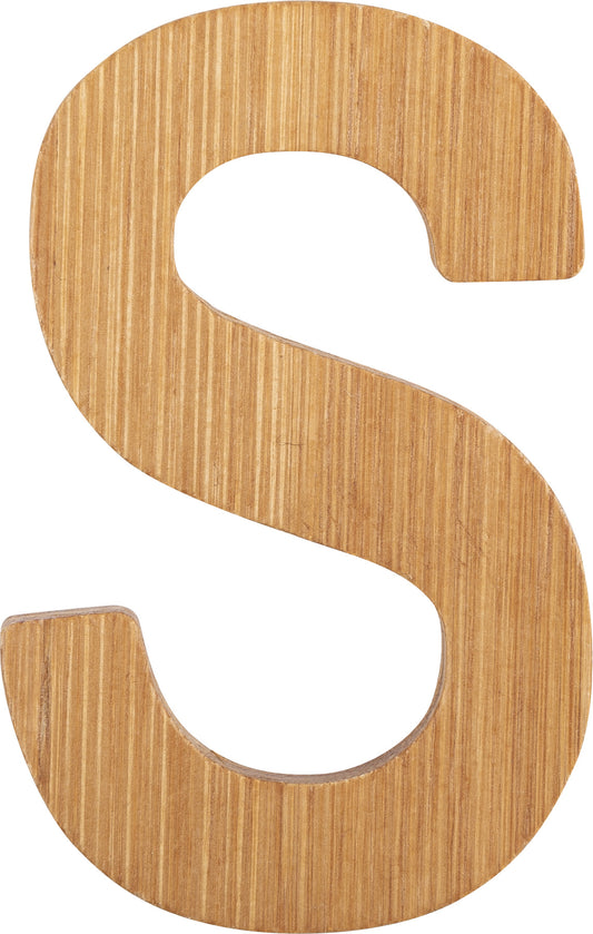 ABC Buchstaben Bambus S