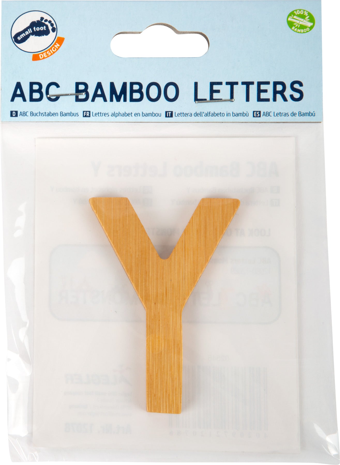 ABC Buchstaben Bambus Y