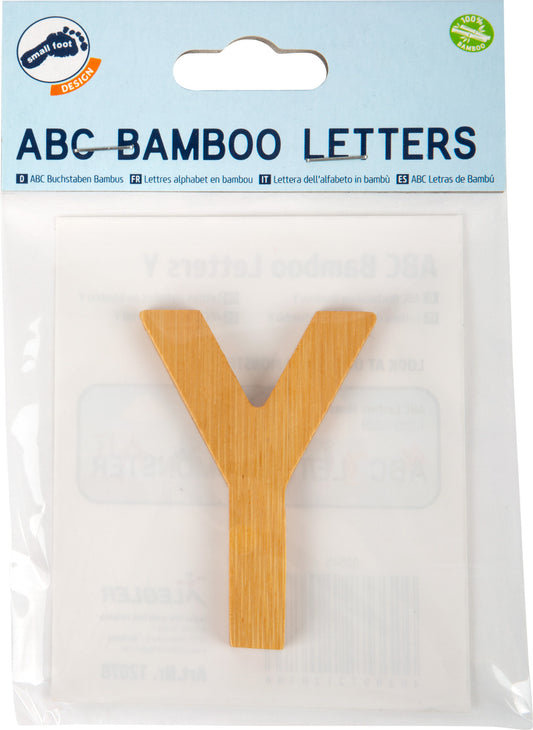 ABC Buchstaben Bambus Y