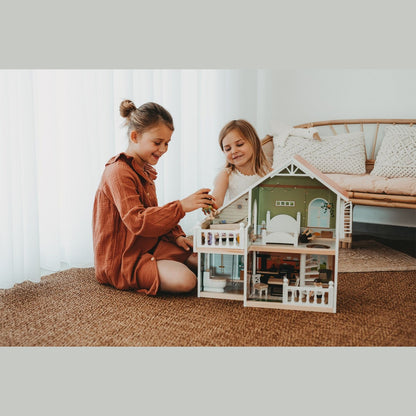 Puppenhaus mit Dachterrasse