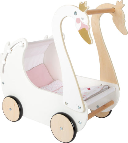 Puppenwagen Schwan