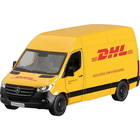 Mercedes Benz Sprinter DHL, Spritzguss, 1:48, L= 12,5 cm