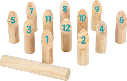 Wikingerspiel Kubb mit Zahlen „Active“