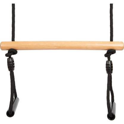Trapezschaukel mit Turnringen „Black Line“