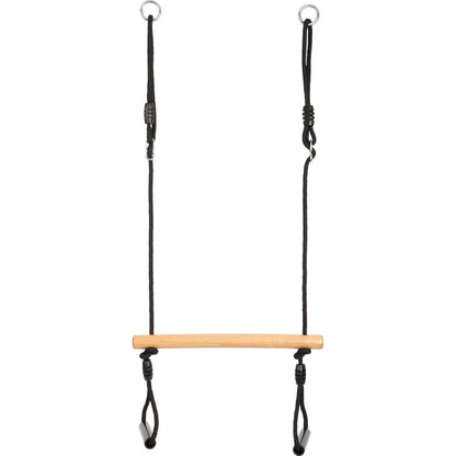 Trapezschaukel mit Turnringen „Black Line“