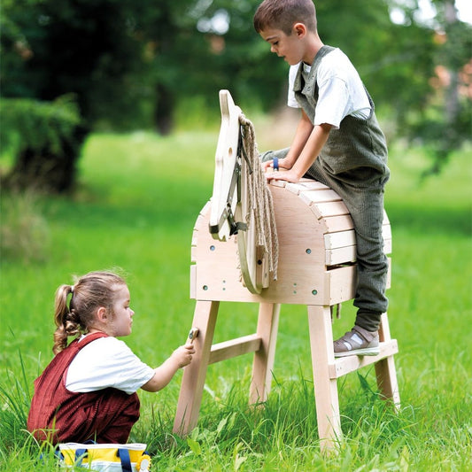 Spielzeug Pferdepflege-Set mit Tasche