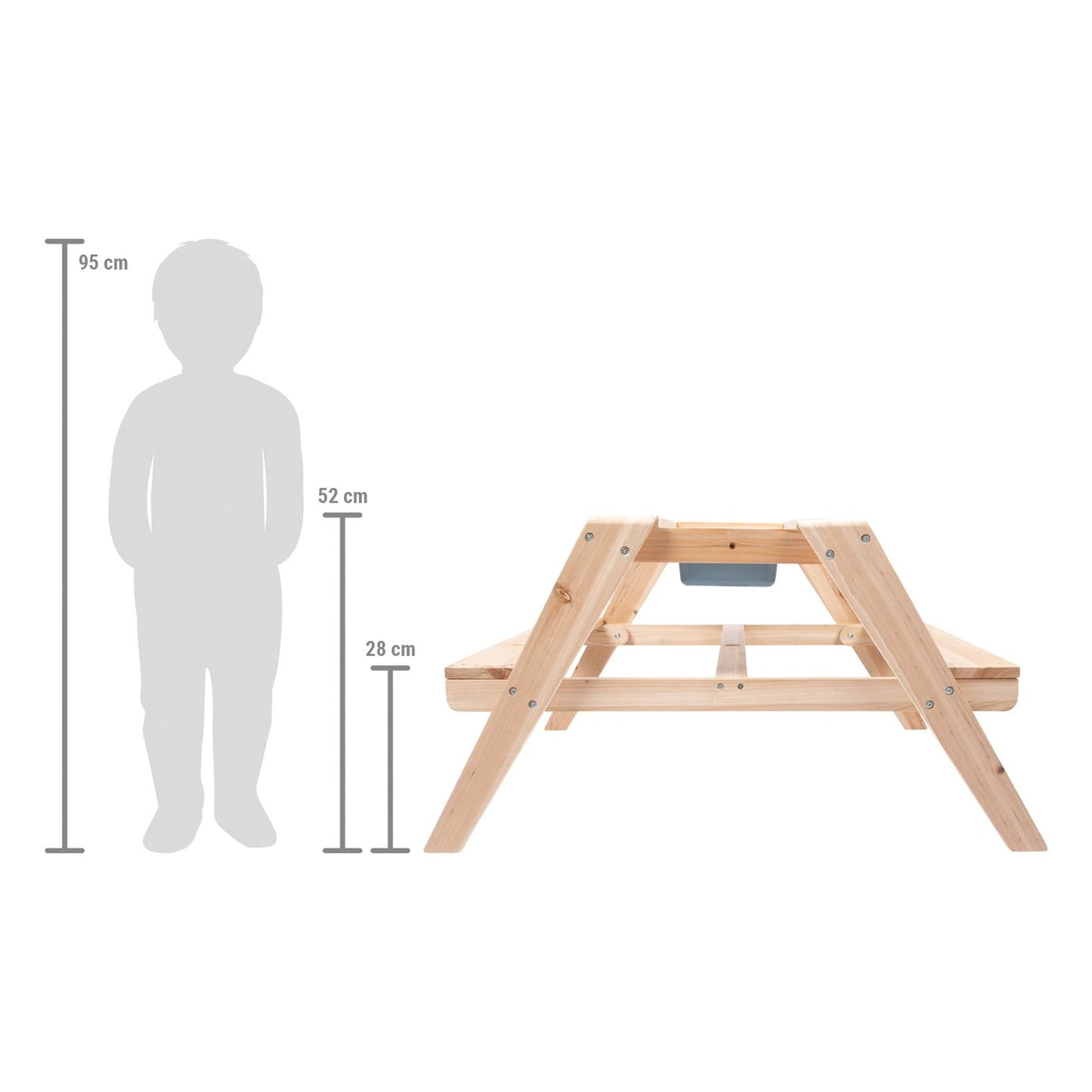 Kindersitzgruppe Matschtisch