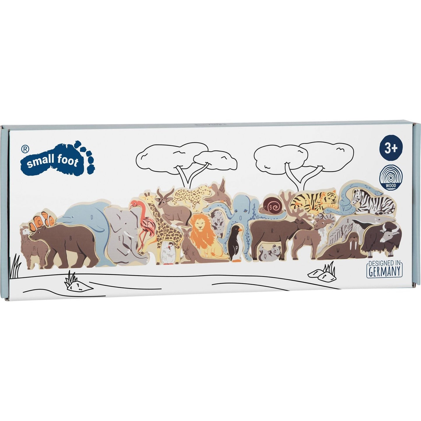 Buchstabenpuzzle Tiere