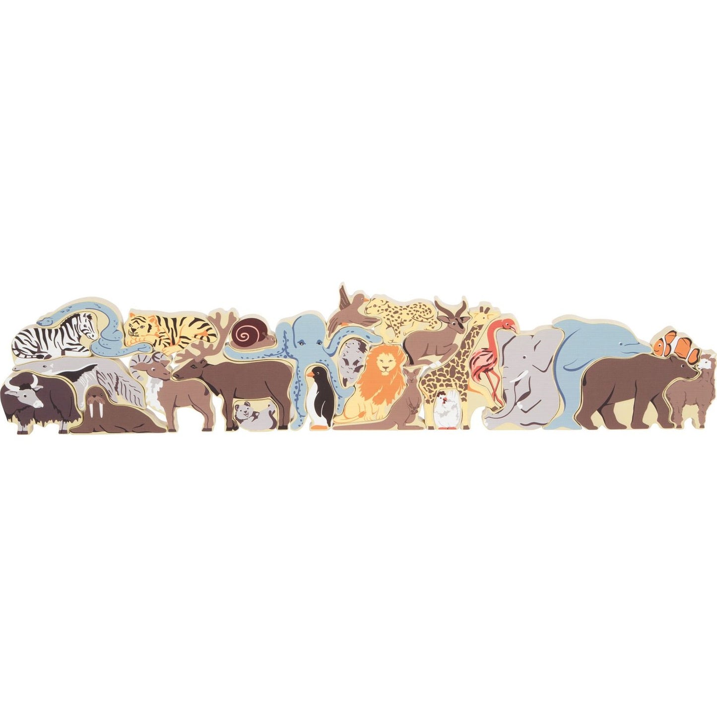 Buchstabenpuzzle Tiere