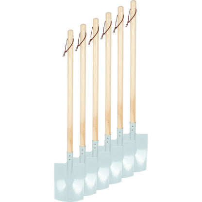 Spaten, 6er-Set, hellblau