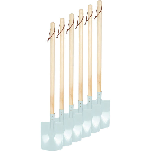 Spaten, 6er-Set, hellblau