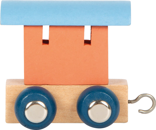 Buchstabenzug Polar Waggon lachs & eisblau