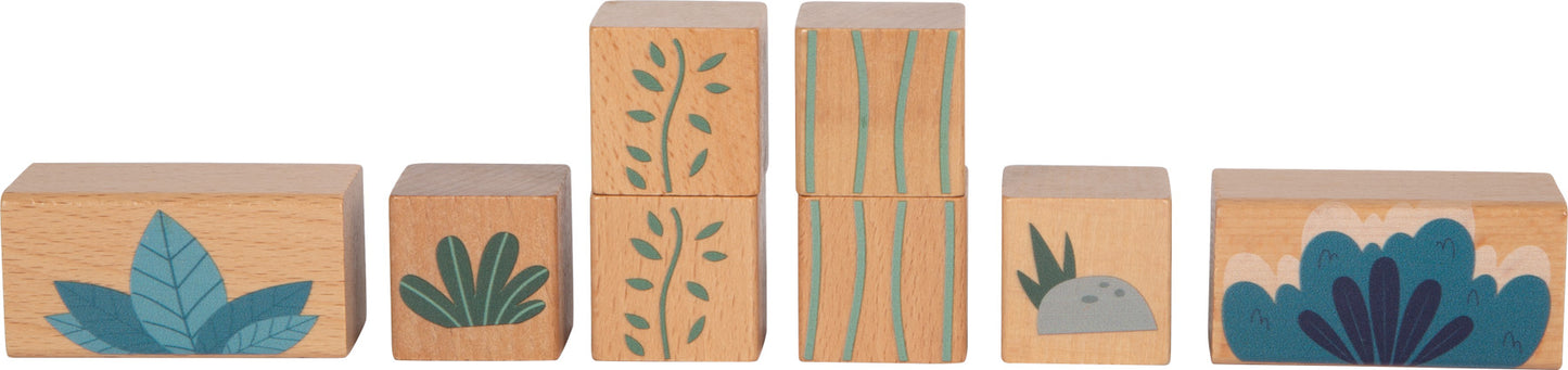 Holzbausteine „Dino“