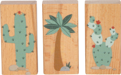 Holzbausteine „Dino“