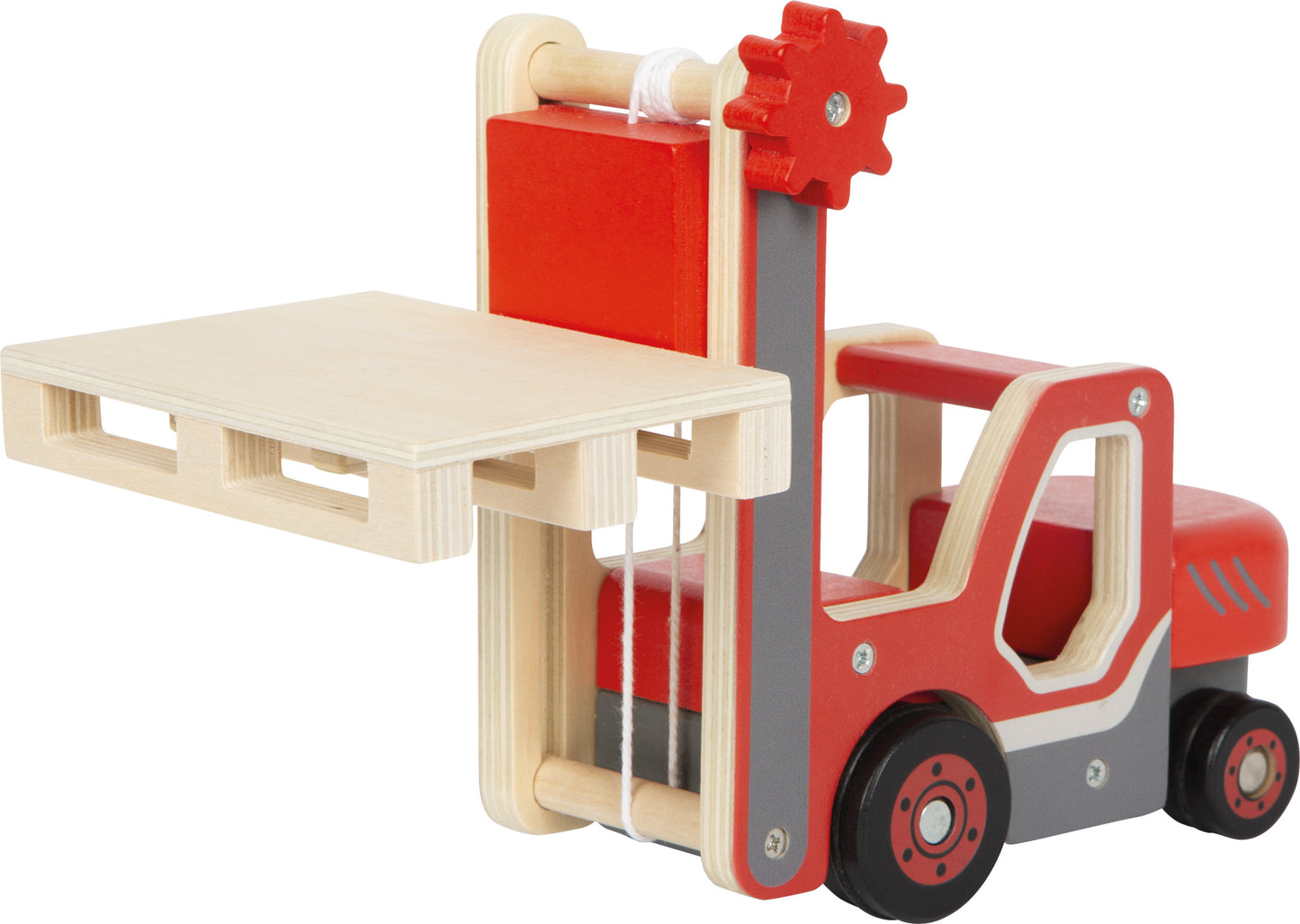 Gabelstapler mit Palette