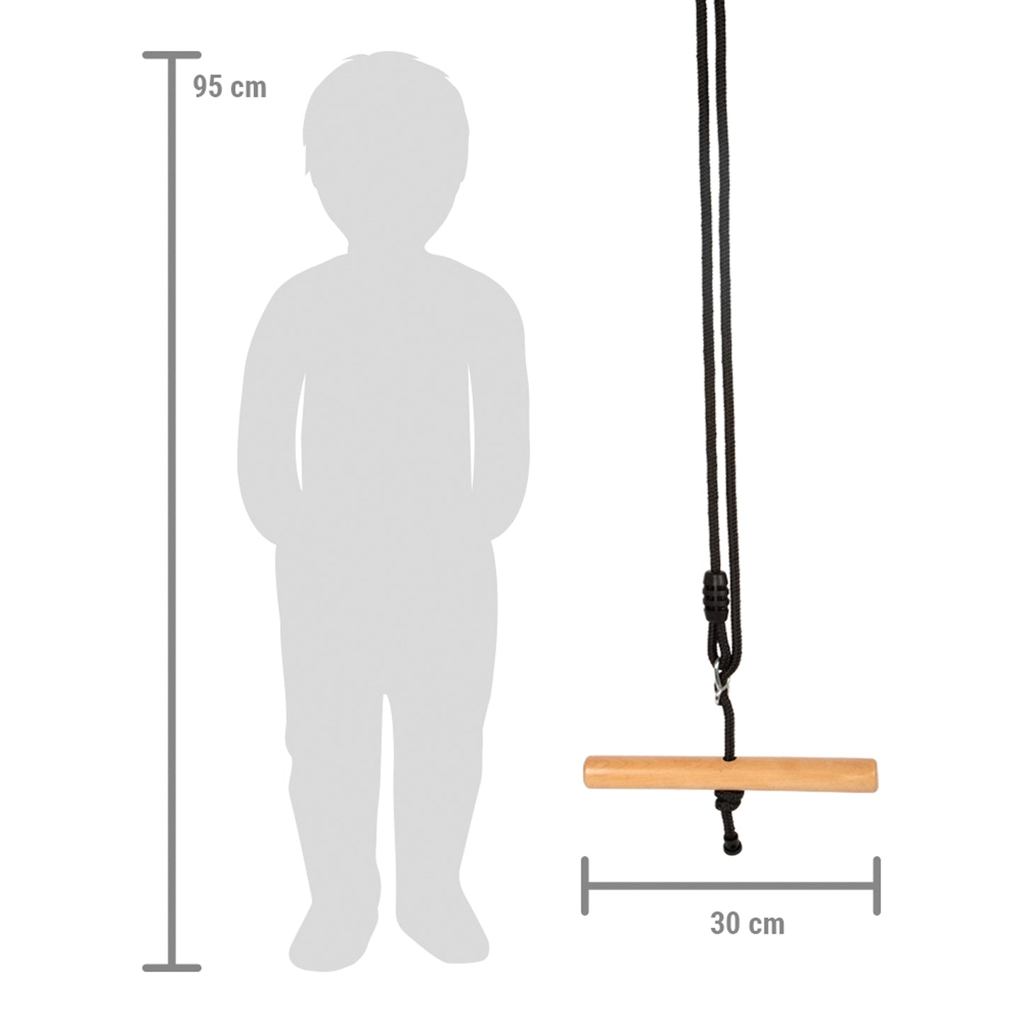 Trapezschaukel Twist „Black Line”