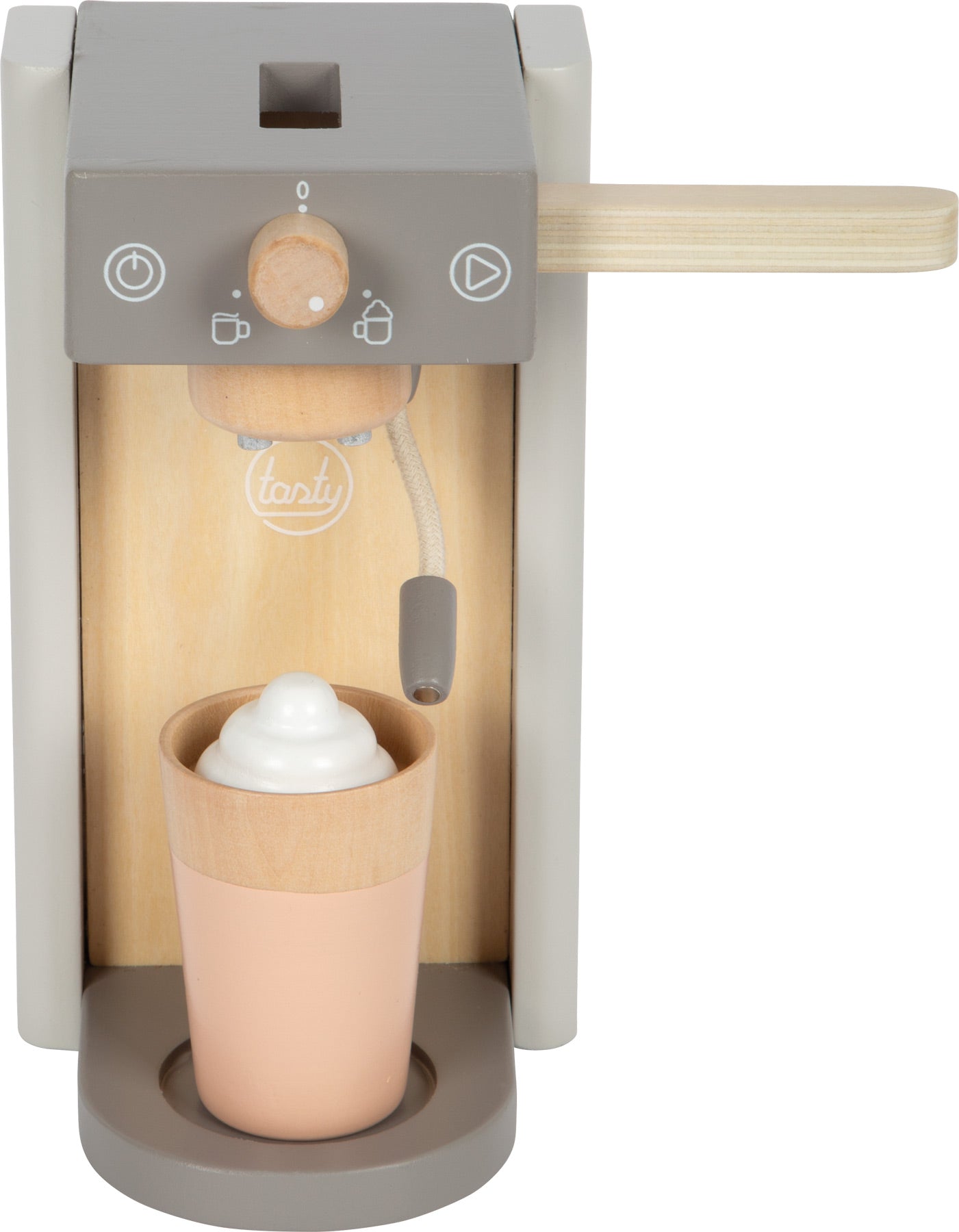 Kaffeemaschinen-Set grau „tasty“