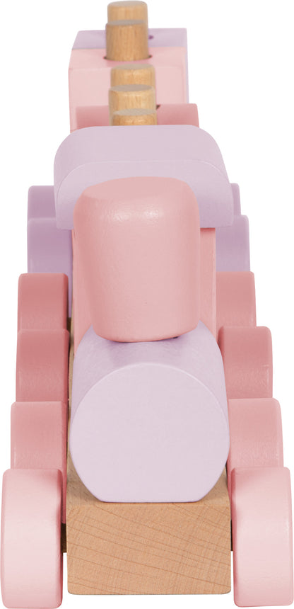 Holzzug rosa