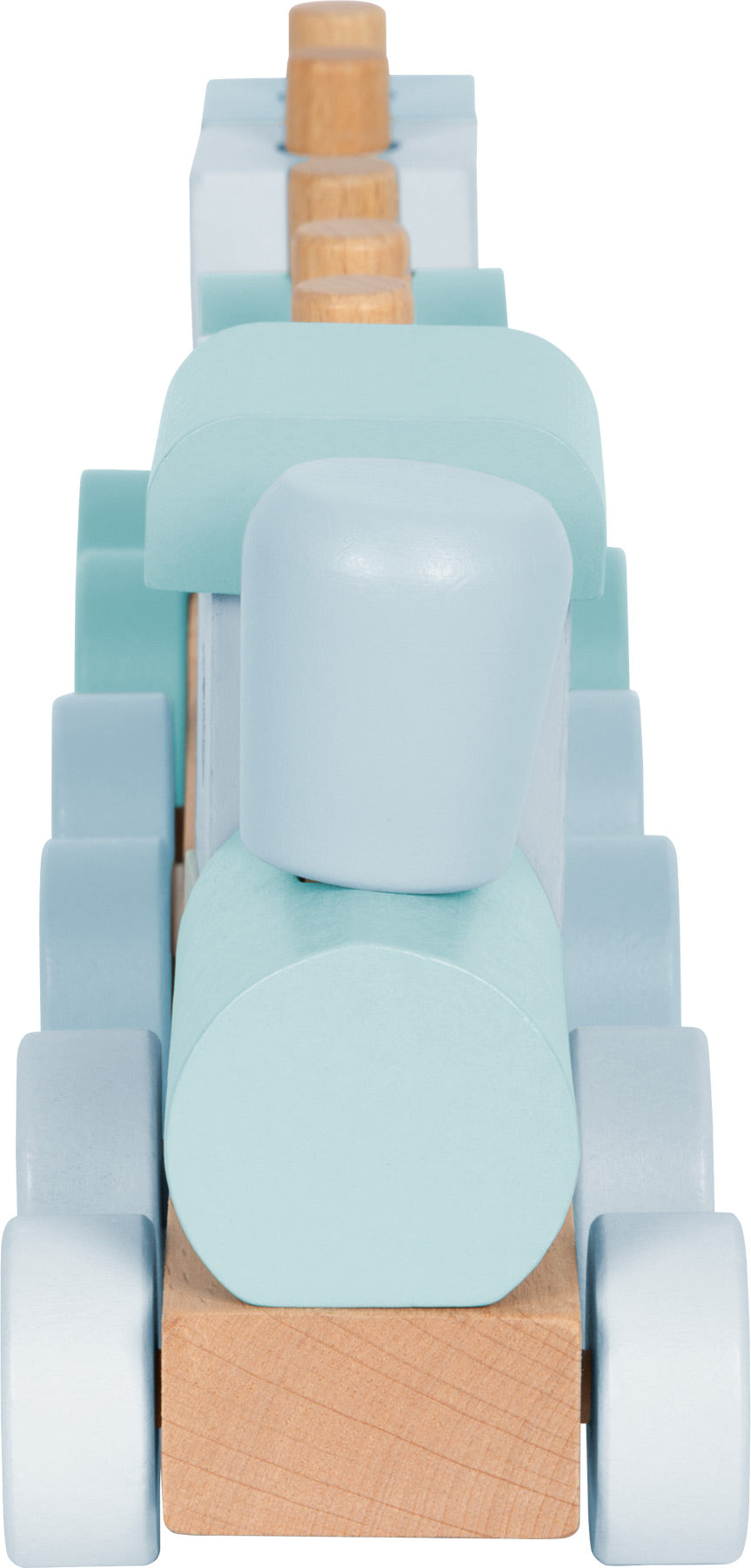 Holzzug blau