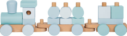 Holzzug blau
