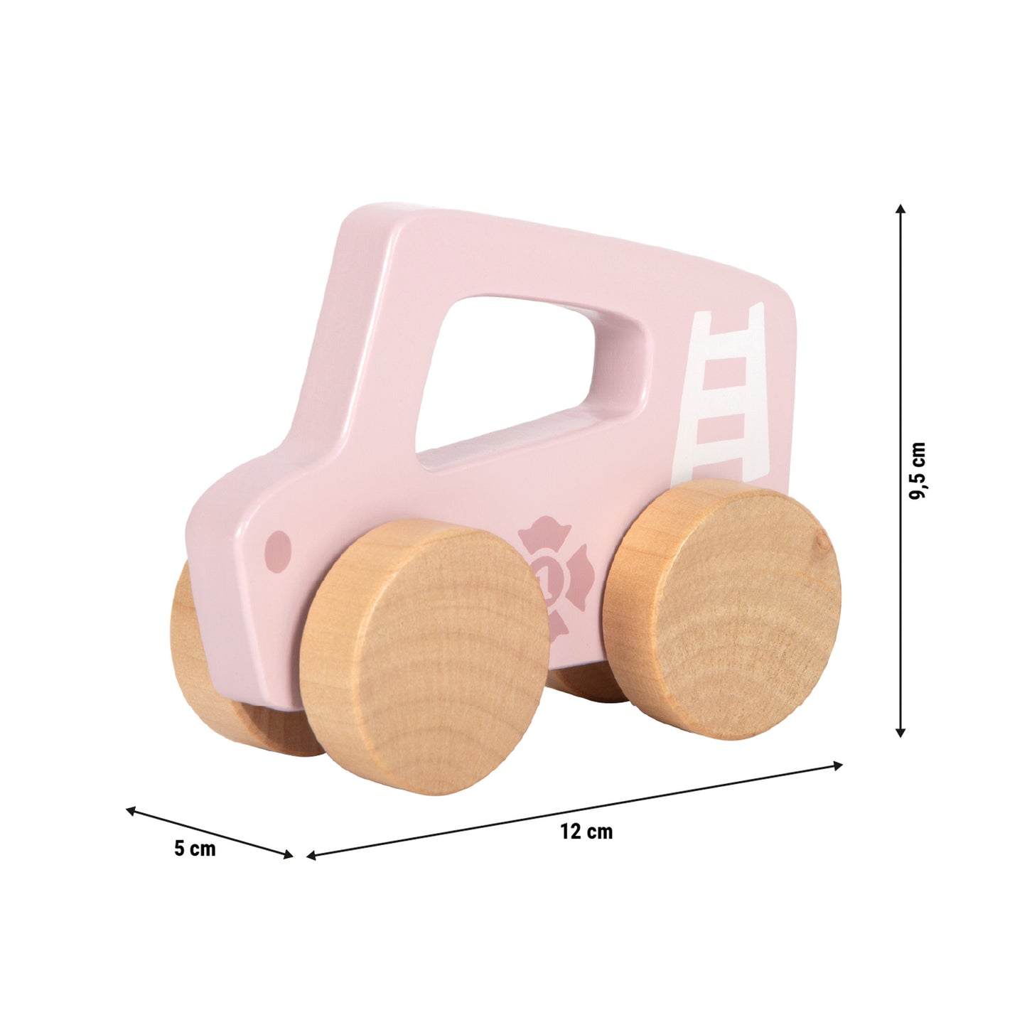 Schiebeauto rosa