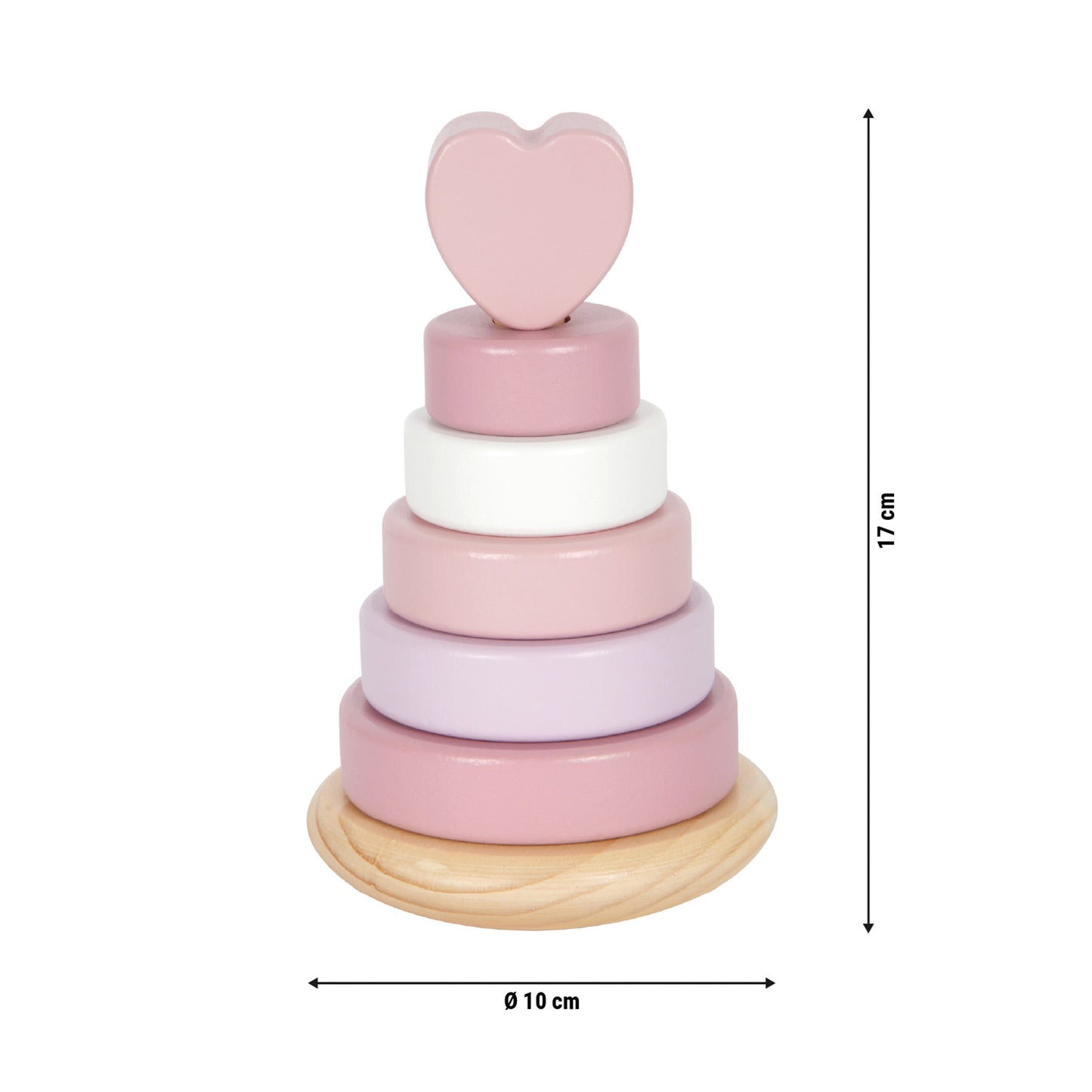 Stapelturm rosa