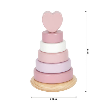 Stapelturm rosa