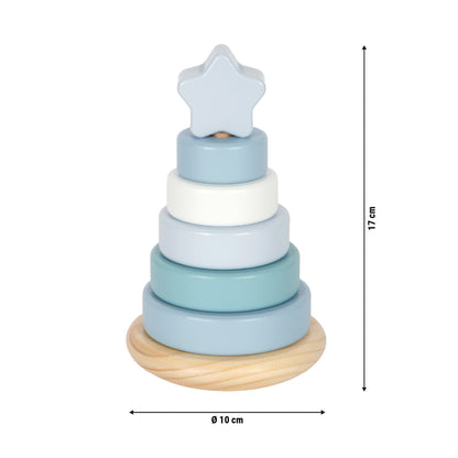 Stapelturm blau