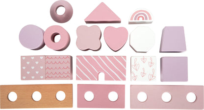 Stapelhaus rosa