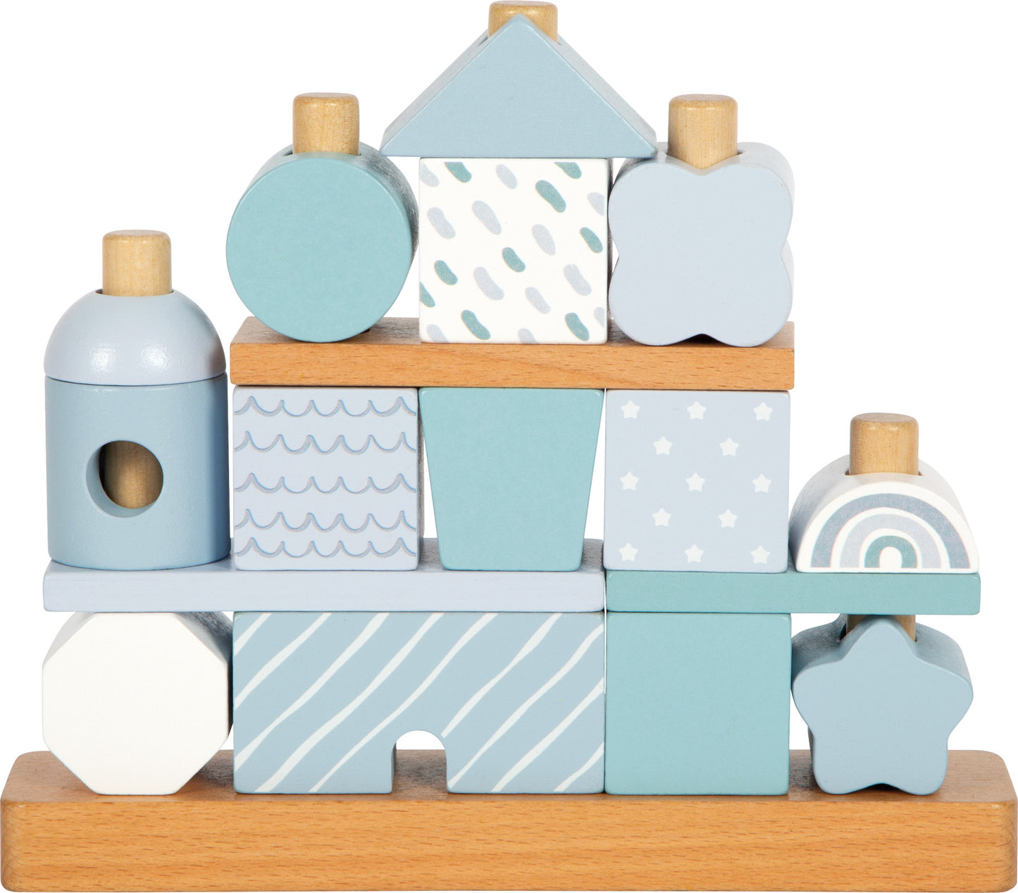 Stapelhaus blau