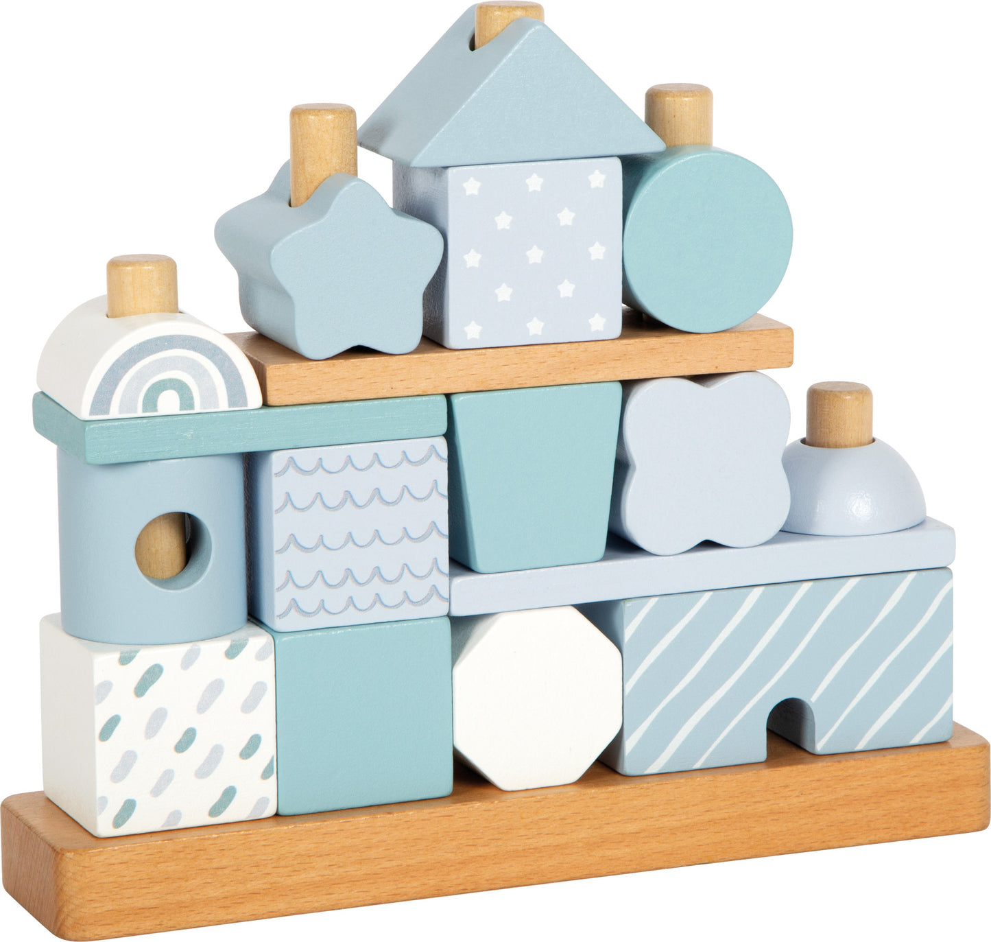 Stapelhaus blau