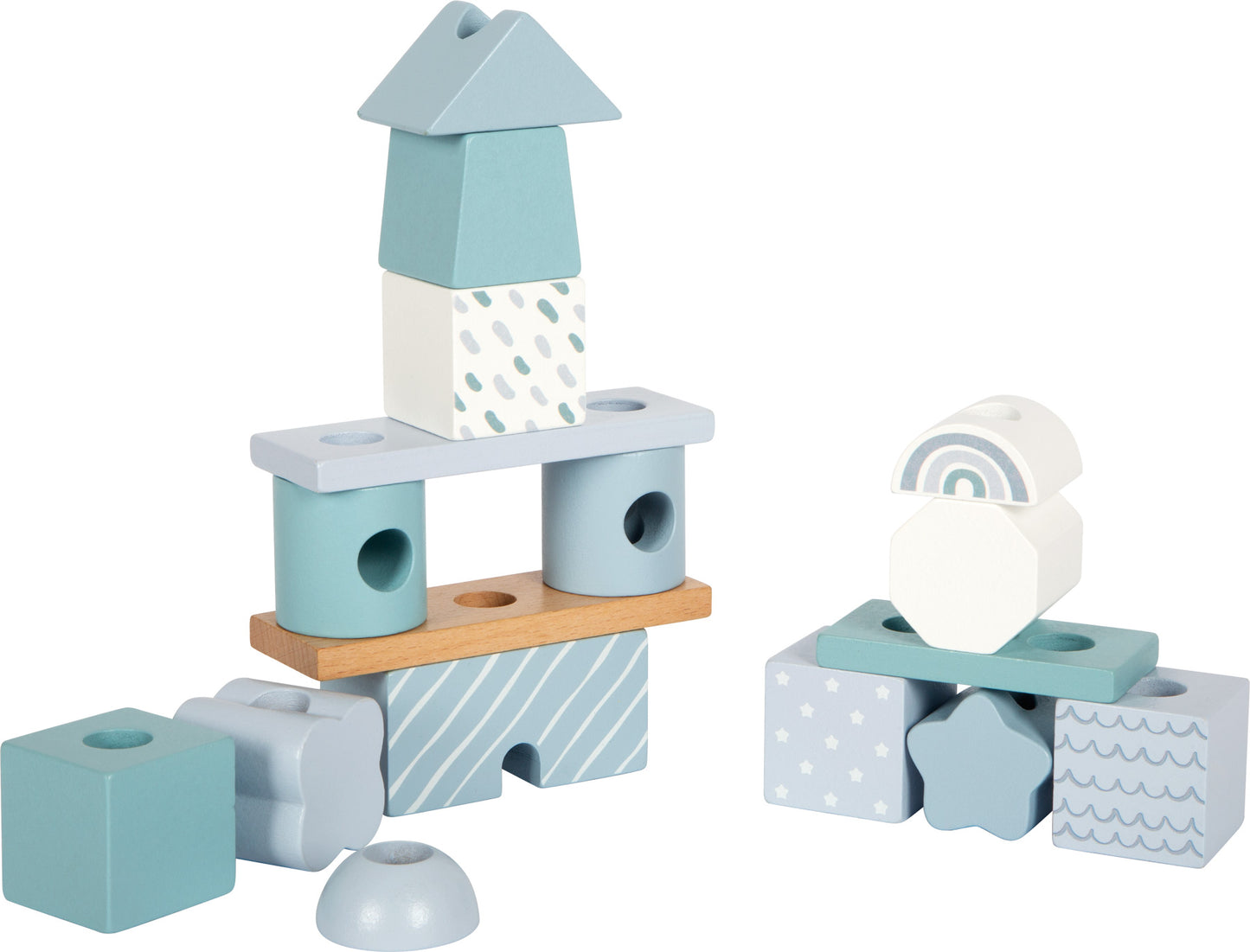Stapelhaus blau
