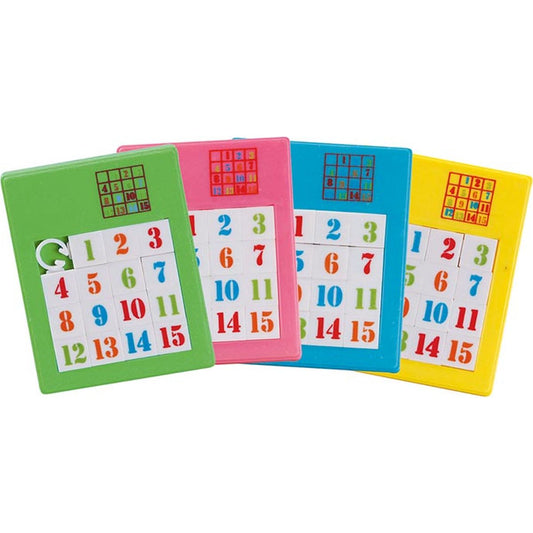 Kunststoffschiebepuzzle Nummern