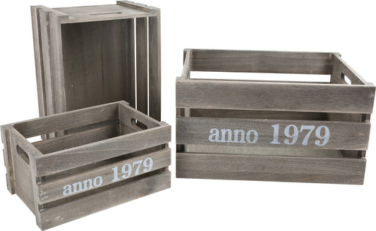 Holzkiste Shabby Chic