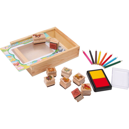 Stempel-Set Farmtiere