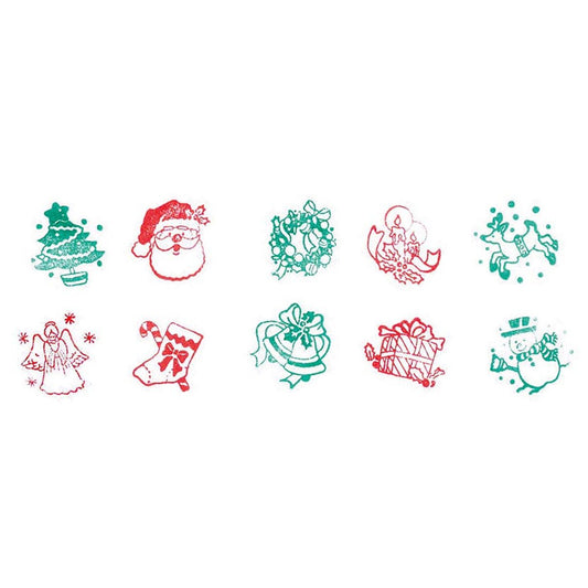 Kunststoff-Stempel, Weihnachtsmotive