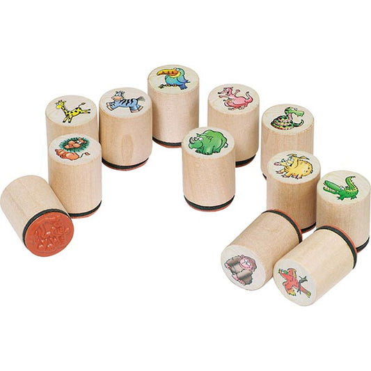 Stempel Wilde Tiere