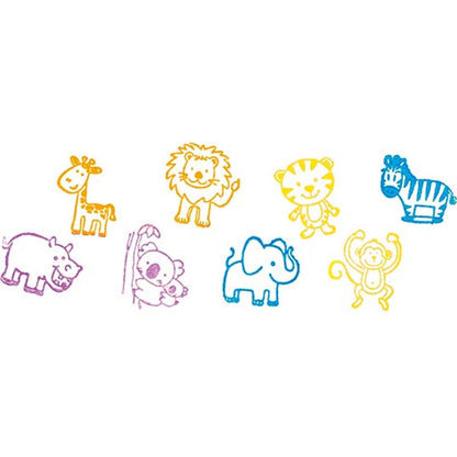 Stempel Wilde Tiere (8 Stempel)