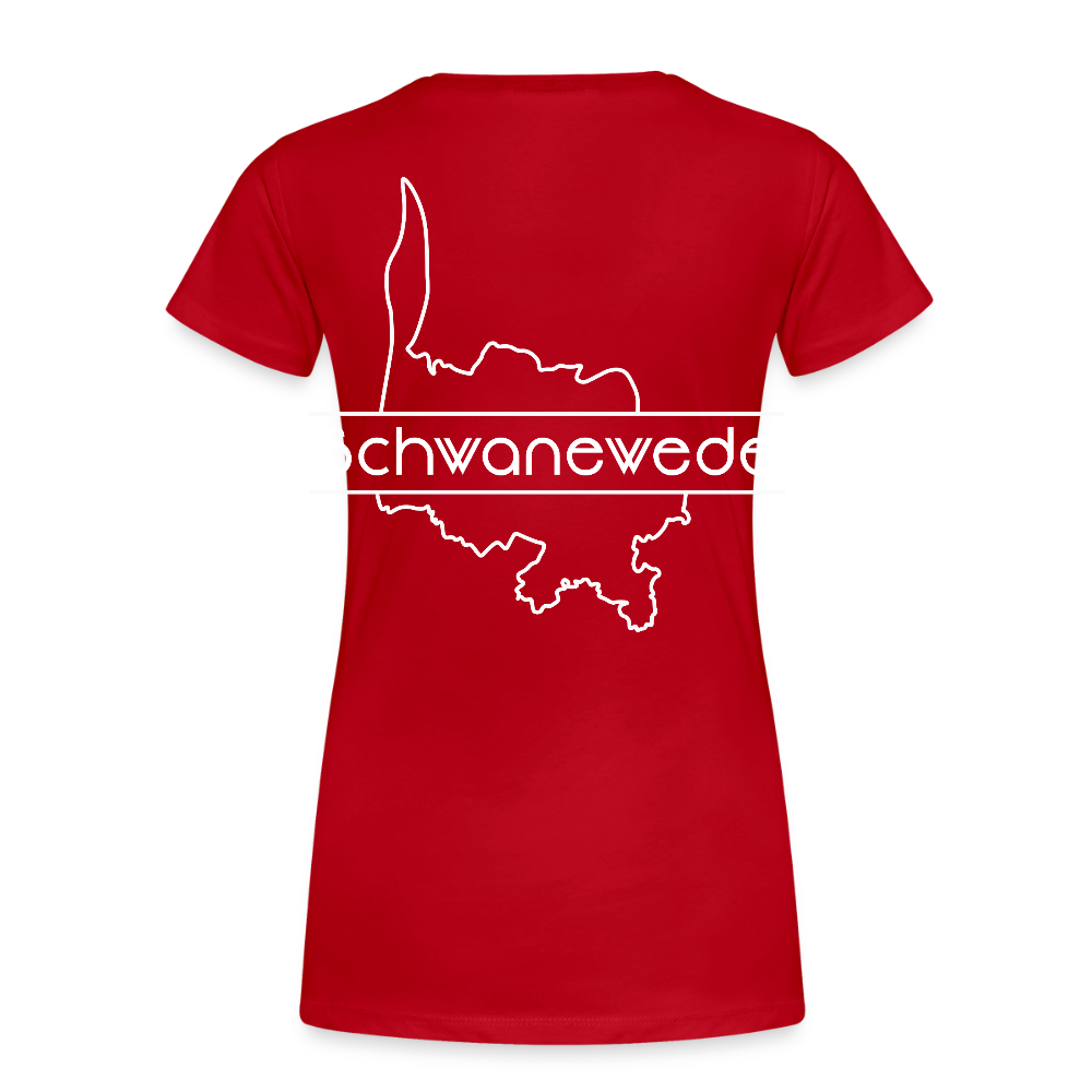 Frauen Premium T-Shirt - Schwanewede - Rot