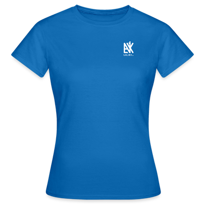 Frauen T-Shirt - QR Code (Dunkel) - Royalblau