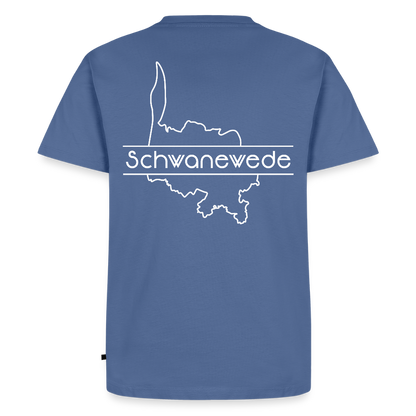 Männer Premium T-Shirt - Schwanewede - Taubenblau
