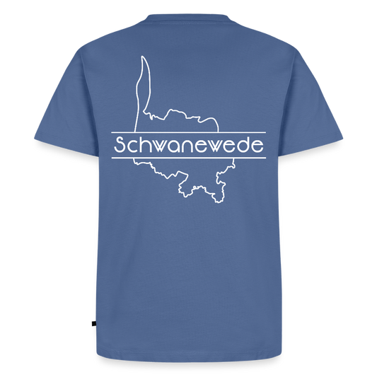 Männer Premium T-Shirt - Schwanewede - Taubenblau