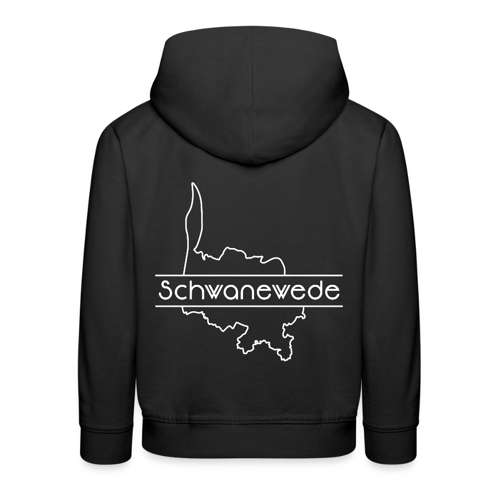 Kinder Premium Hoodie - Schwarz