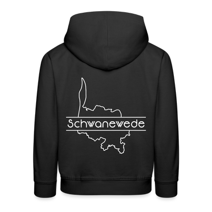 Kinder Premium Hoodie - Schwarz