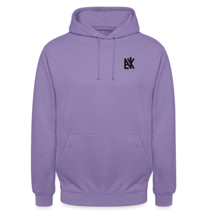 Unisex Hoodie - Flower-Horn - Lavendel