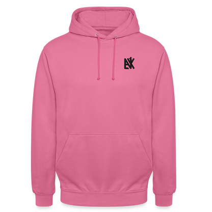 Unisex Hoodie - Flower-Horn - Pink