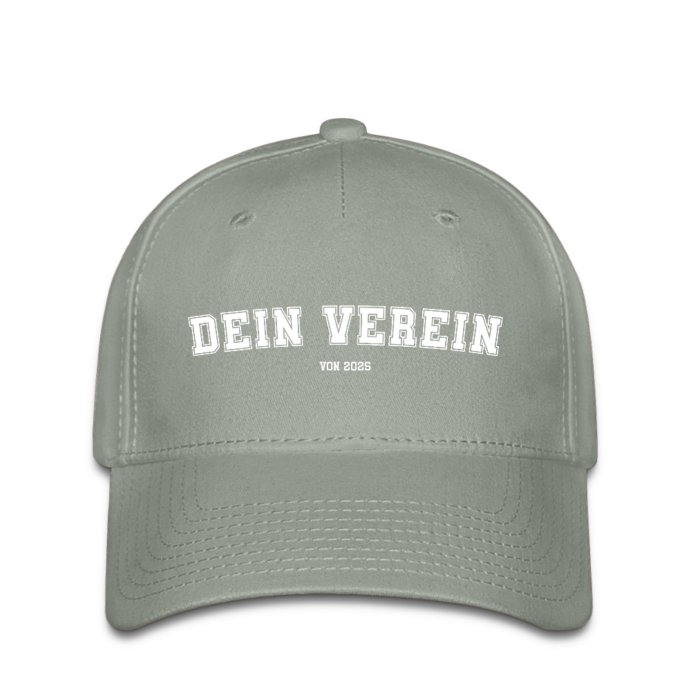 Flexfit Cap - Dein Verein - Grüngrau